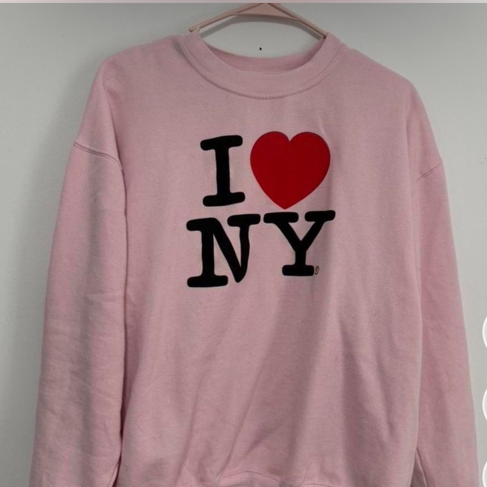 Pink I ♥ NY Sweatshirt